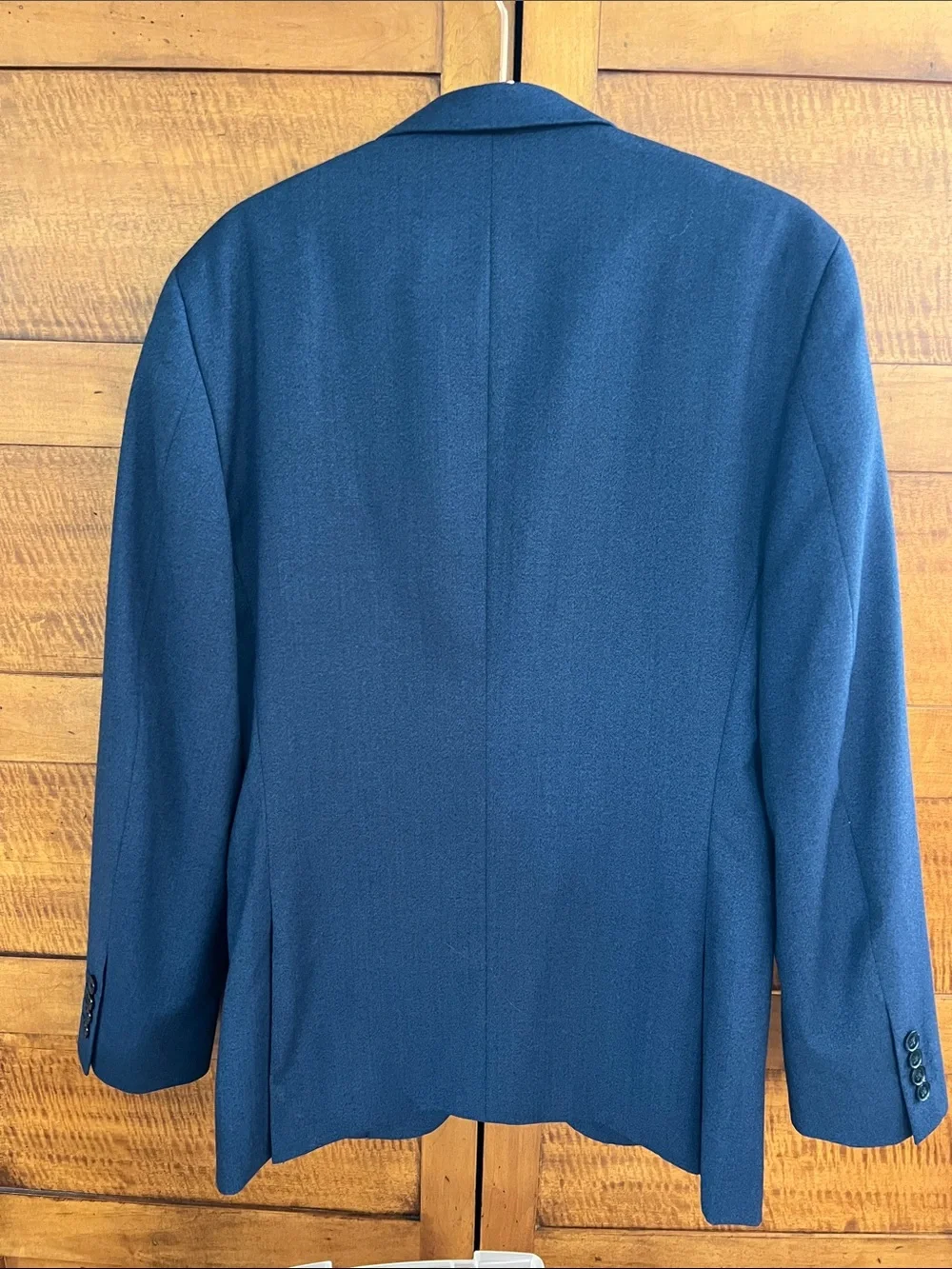 👔Slim Fit Bar III Men's Navy Blue Tailored Blazer / Sport Coat - 38R